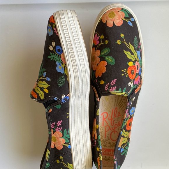 Keds X Rifle Paper Company Double Decker Sneakers - Picture 2 of 5
